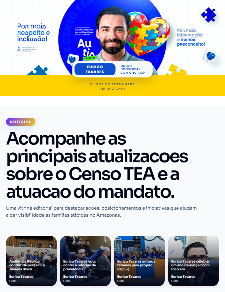 Prévia do site Eurico Tavares Ver